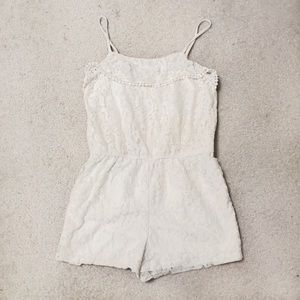Off-White Lace Romper